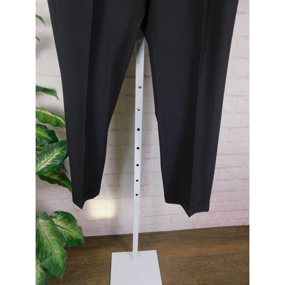 Nautica Black Wool Dress Pants 36x30 - Pleated Cuffed - Excellent - Picture 3 of 13